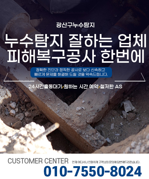 누수탐지 잘하는 업체 피해복구공사 한번에 모바일 비주얼 0